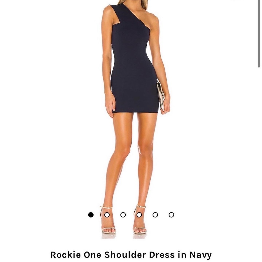 Revolve navy blue dress worn once